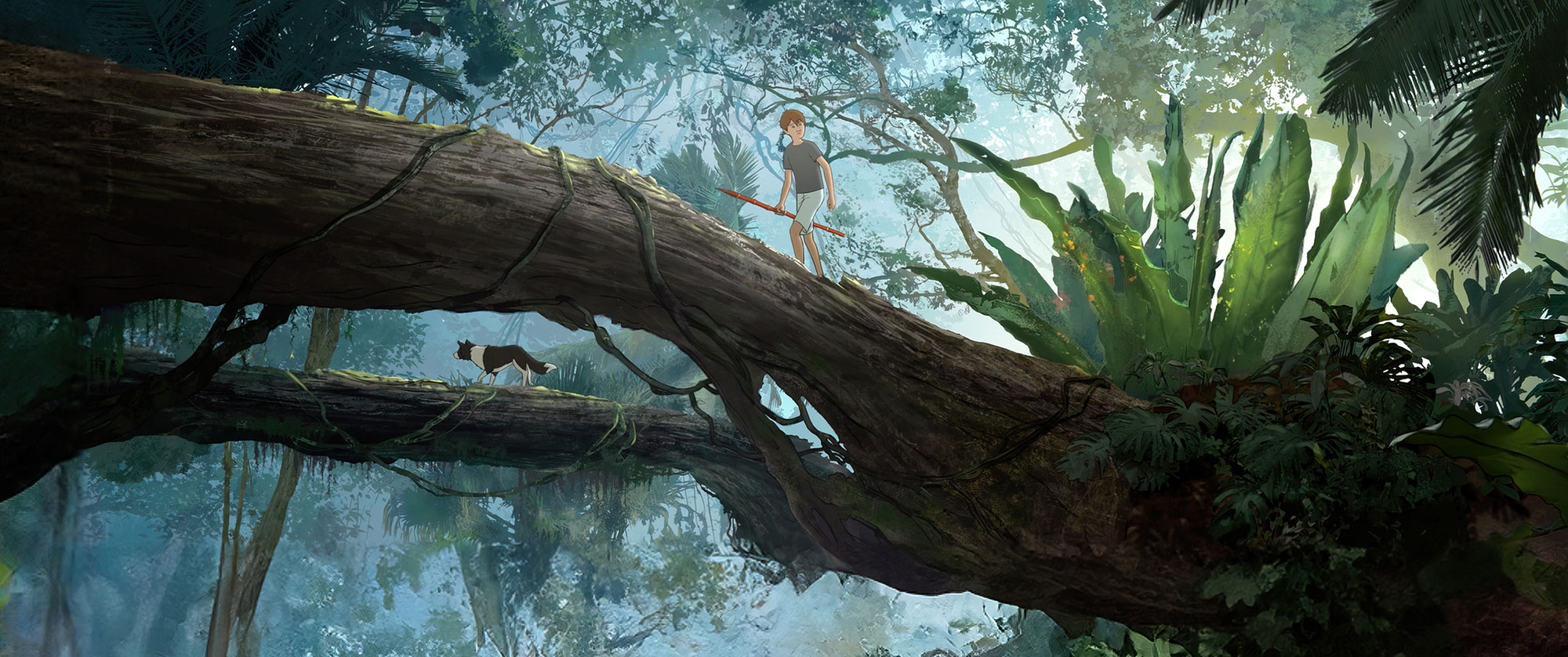 <p>Stella and Michael explore the Jungle</p>
